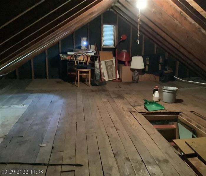 A fresh smelling attic space. 